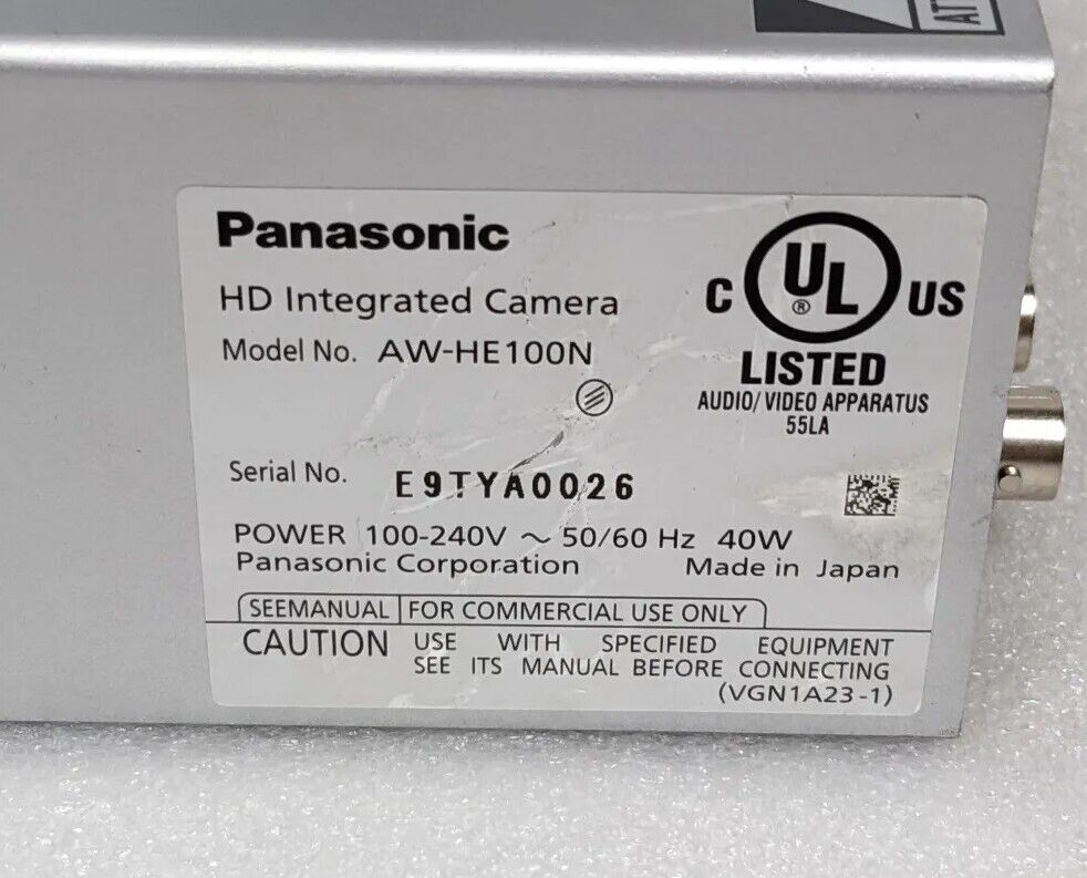 Panasonic AW-HE100N HD Integrated Camera