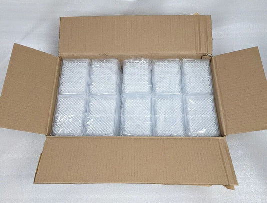 Box of 100 Perkin Elmer CMG-555-1 Low Well Plates - Brand New, Sealed