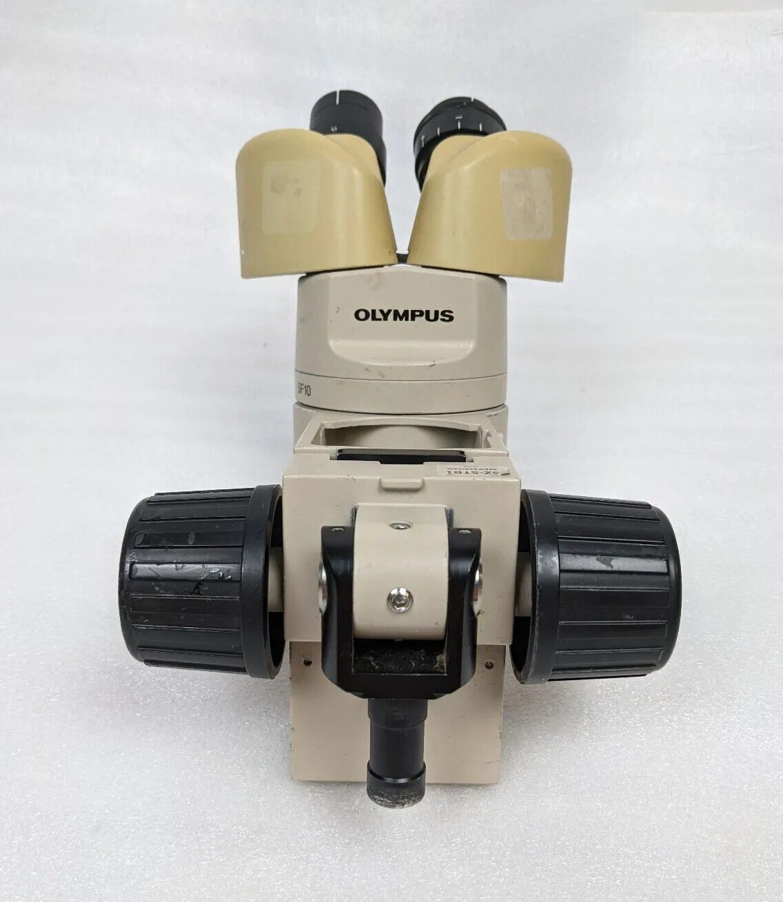 Olympus SF10 Microscope Binocular Head w/ SZ-STB1 Focusing Head Mount