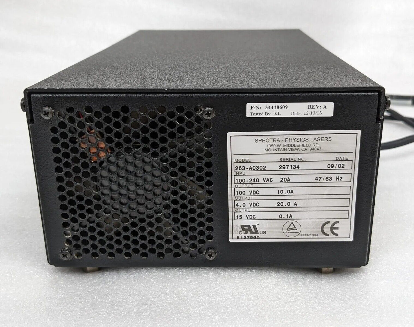 Spectra-Physics 263-A0302 Laser Power Supply