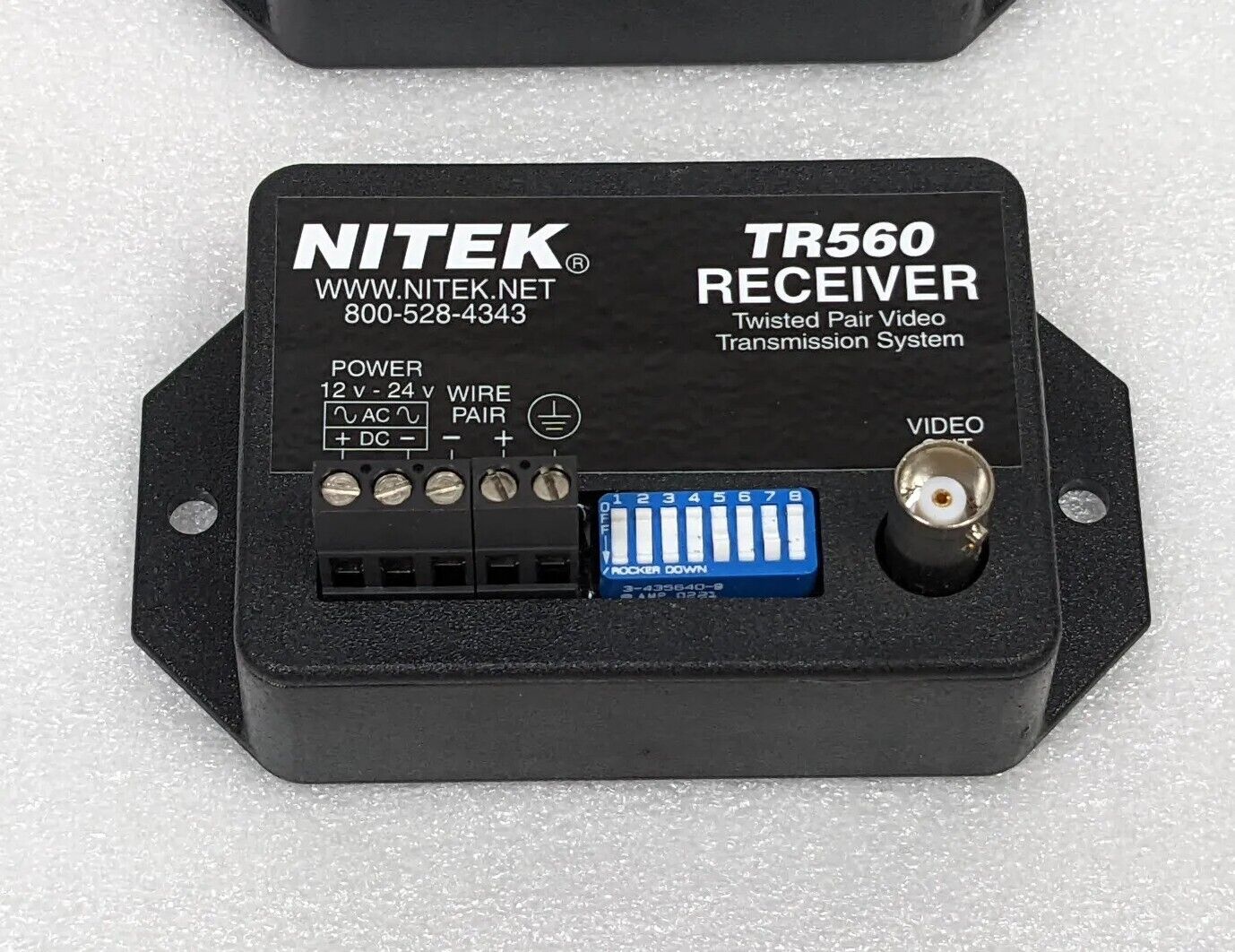 Nitek TT560 & TR560 Transmitter and Receiver Twisted Pair Transmission System