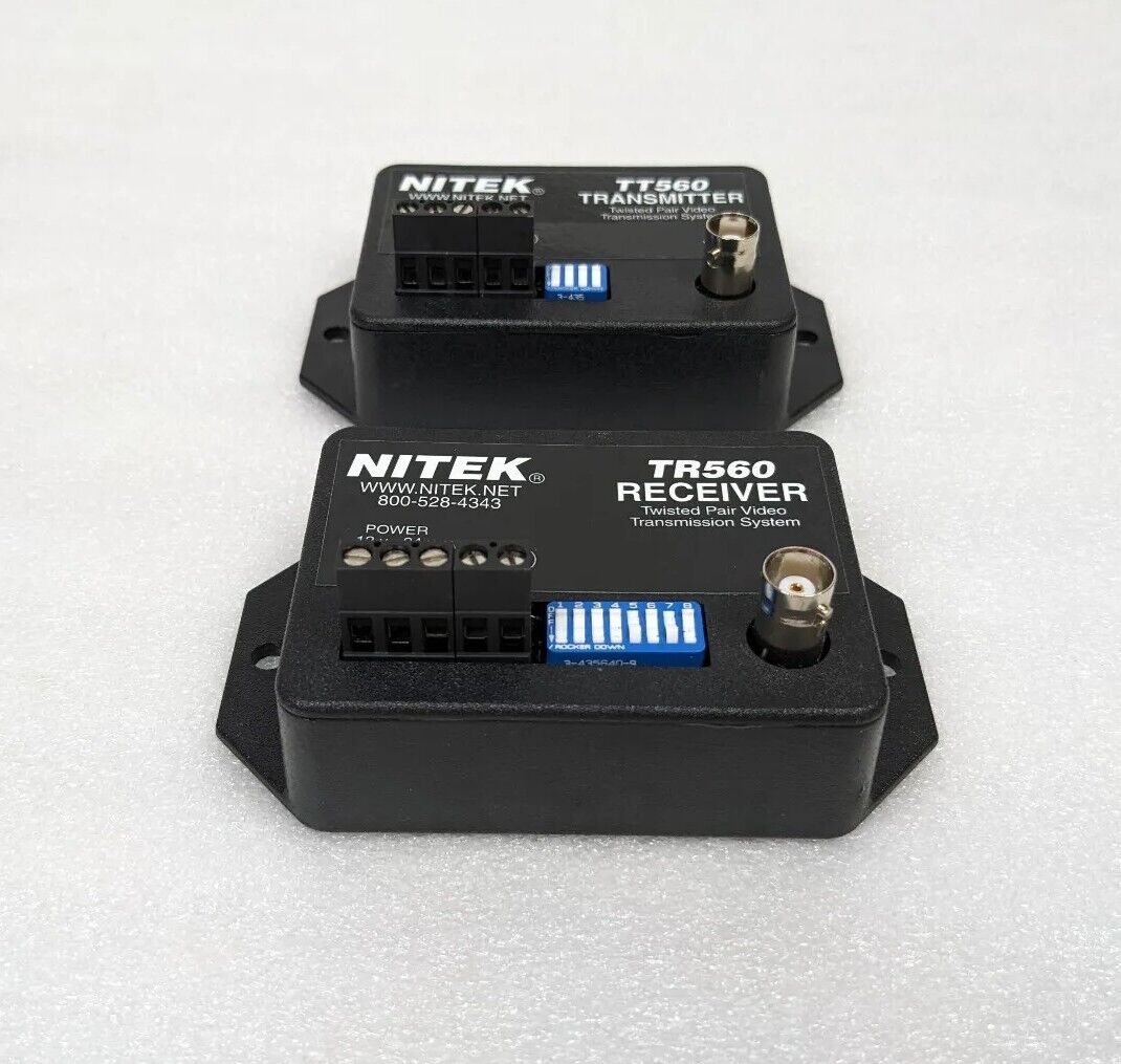 Nitek TT560 & TR560 Transmitter and Receiver Twisted Pair Transmission System