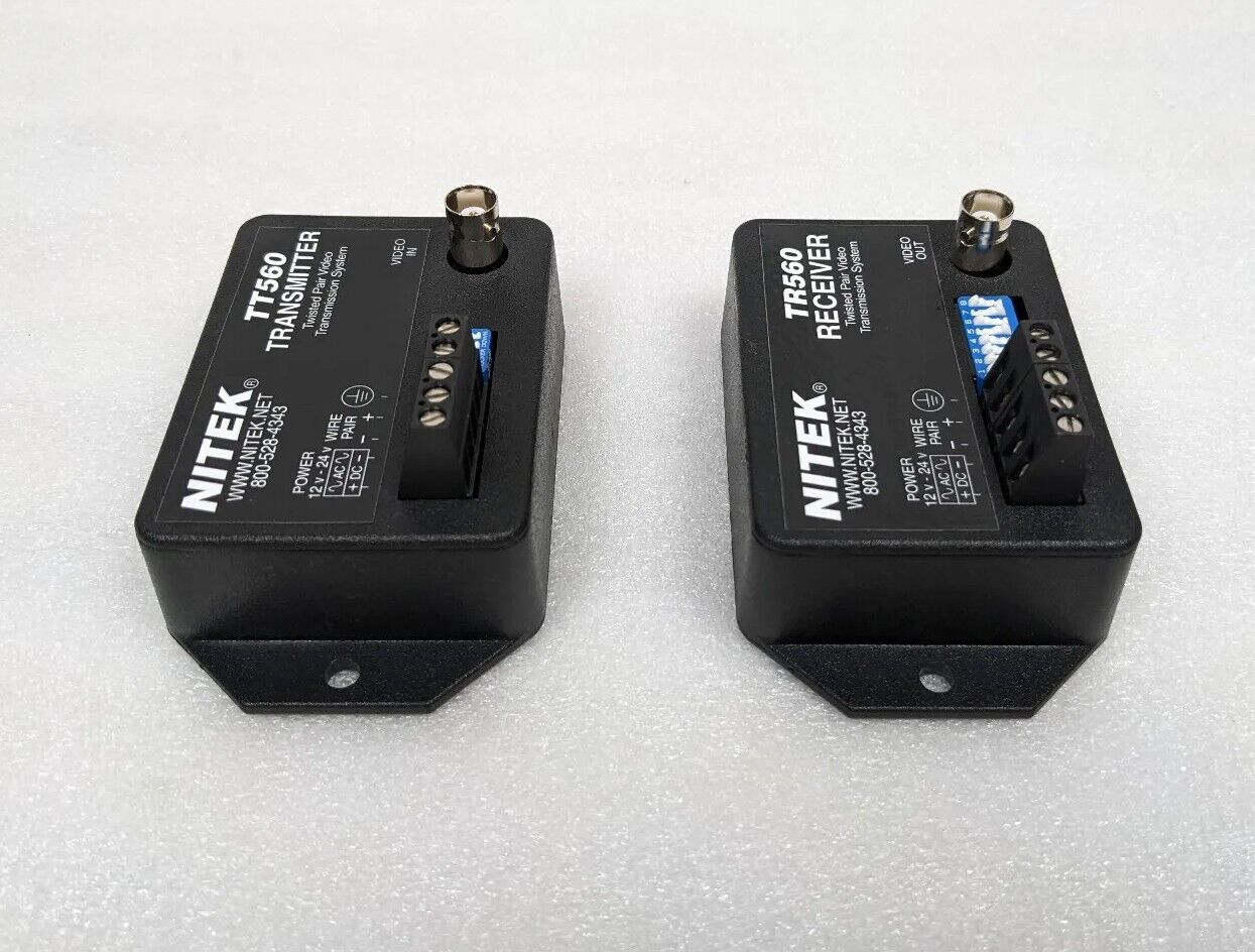 Nitek TT560 & TR560 Transmitter and Receiver Twisted Pair Transmission System