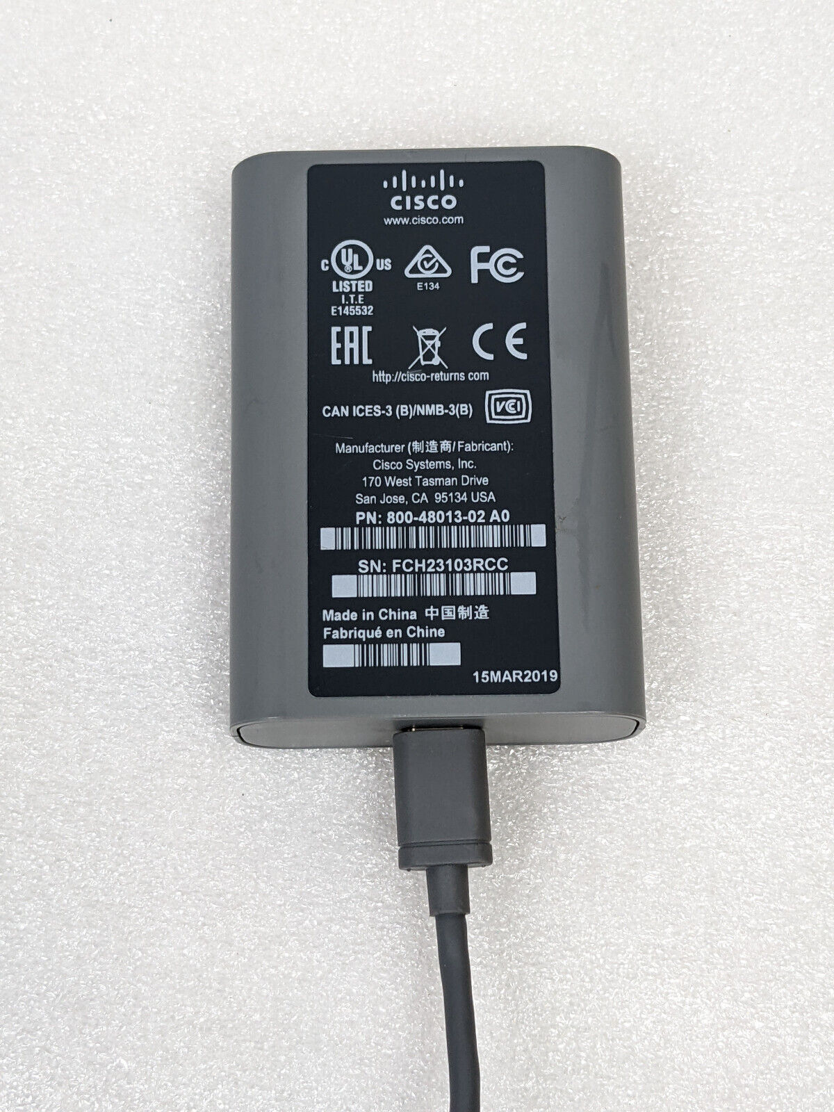 Cisco SPK-SHARE-K9 Webex Share Wireless Network Remote Meeting Display Adapter