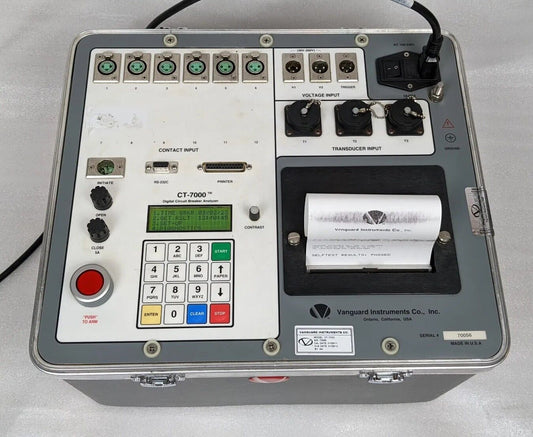 Vanguard CT-7000 Digital Circuit Breaker Analyzer | Vanguard Instrument CT-7000