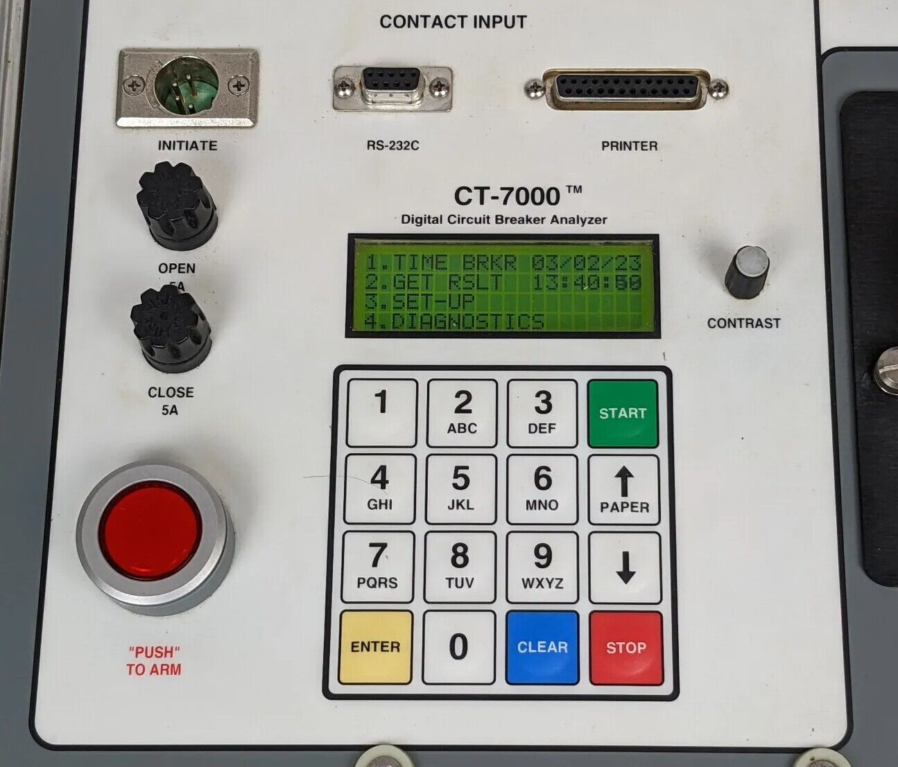 Vanguard CT-7000 Digital Circuit Breaker Analyzer | Vanguard Instrument CT-7000