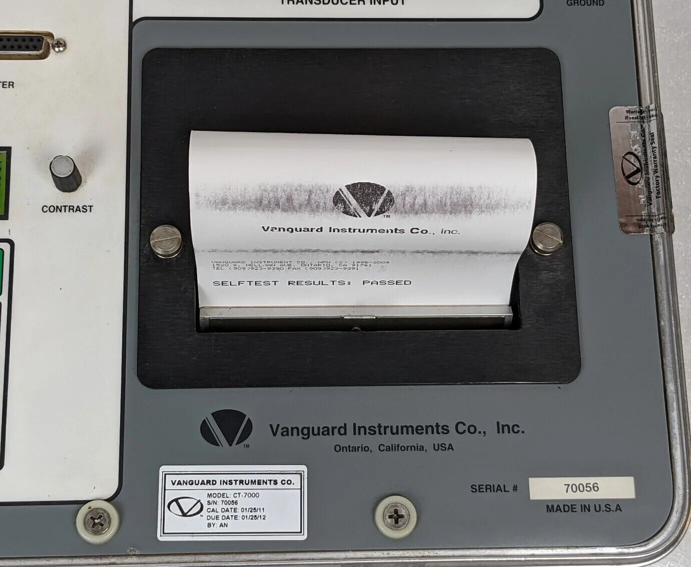 Vanguard CT-7000 Digital Circuit Breaker Analyzer | Vanguard Instrument CT-7000