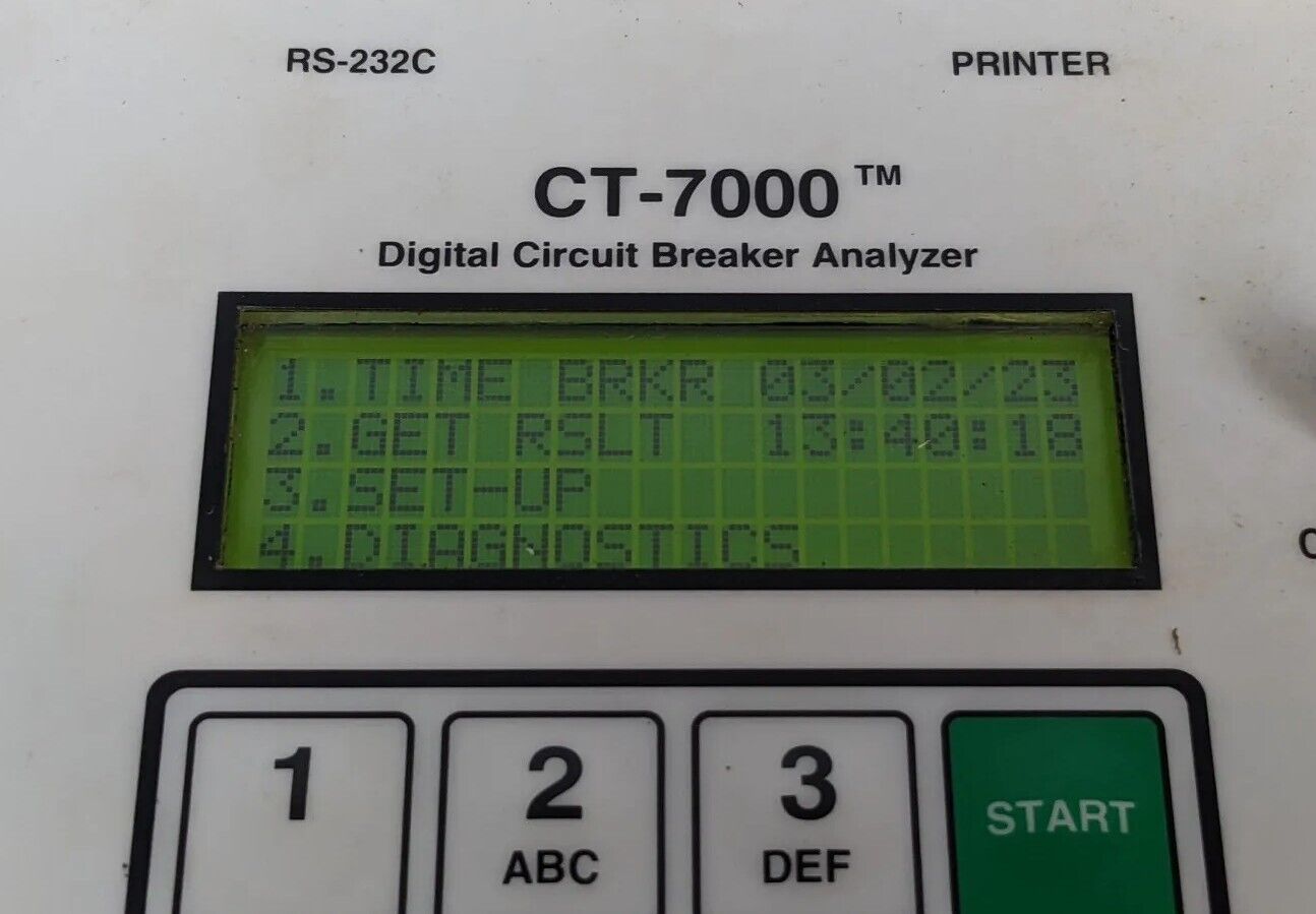 Vanguard CT-7000 Digital Circuit Breaker Analyzer | Vanguard Instrument CT-7000