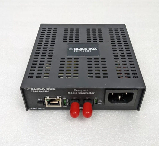 Black Box LMC7001A-R4 Compact Media Converter | MM850 10/100