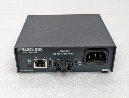 Black Box LMC7001A-R2 Compact Media Converter 10/100Mbps