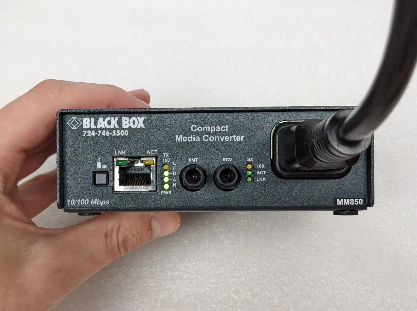 Black Box LMC7001A-R2 Compact Media Converter 10/100Mbps