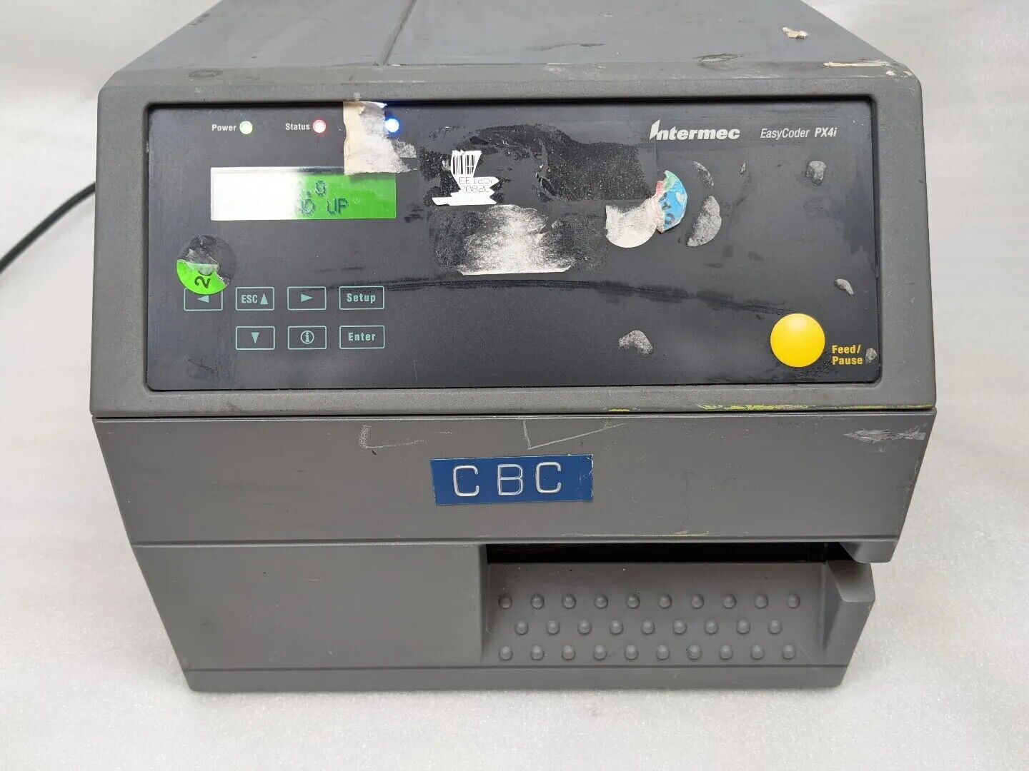 Intermec PX4i Barcode Label Printer | Power Tested Only