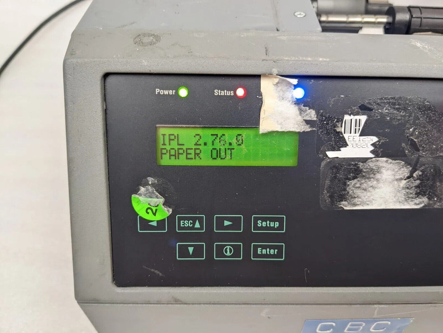 Intermec PX4i Barcode Label Printer | Power Tested Only