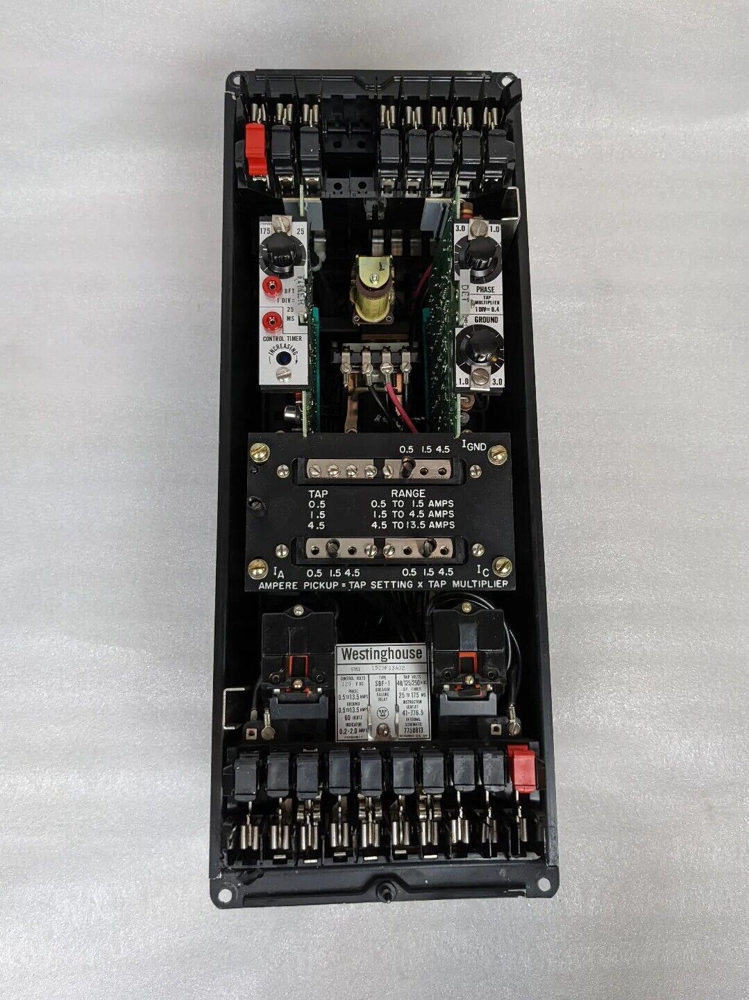 Westinghouse SBF-1 Breaker Failure Relay 1529F93A02 D SBF1 1529F93A02D ABB SBFI