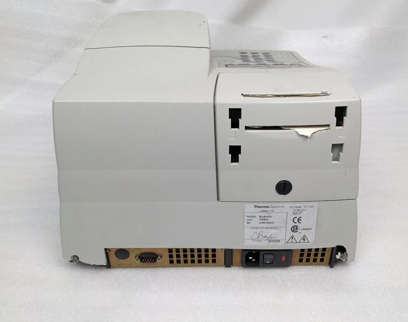 Thermo Scientific Biomate 3 UV Visable Spectrophotometer | For Parts/Repair