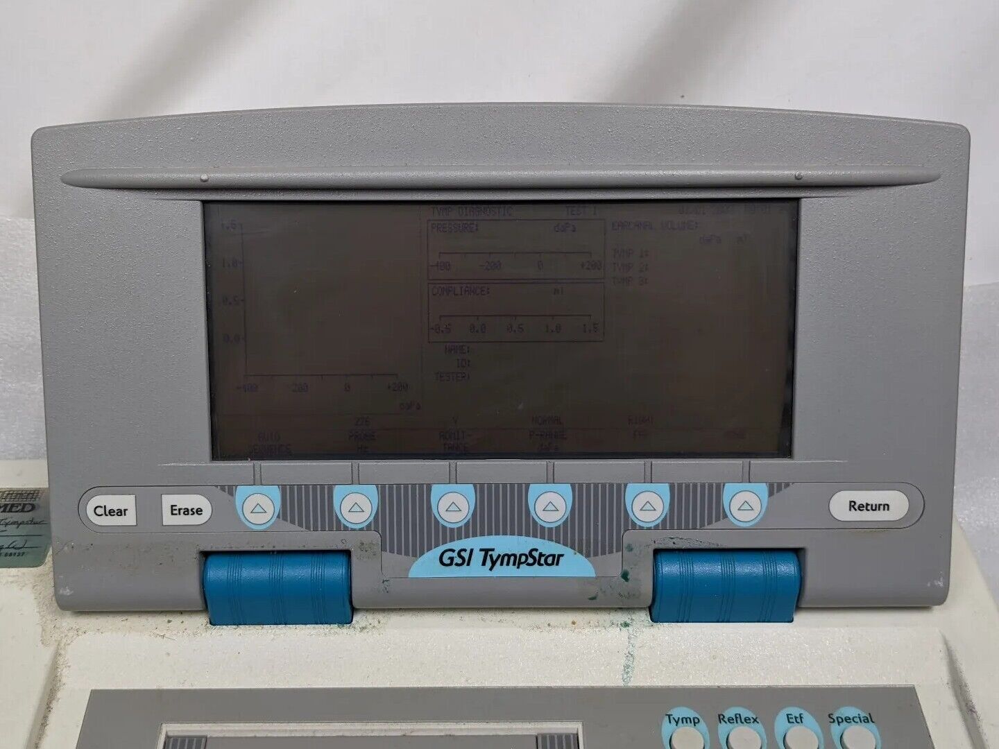 Grason Stadler GSI 2000-97xx GSI TympStar Middle Ear Analyzer | No Probe