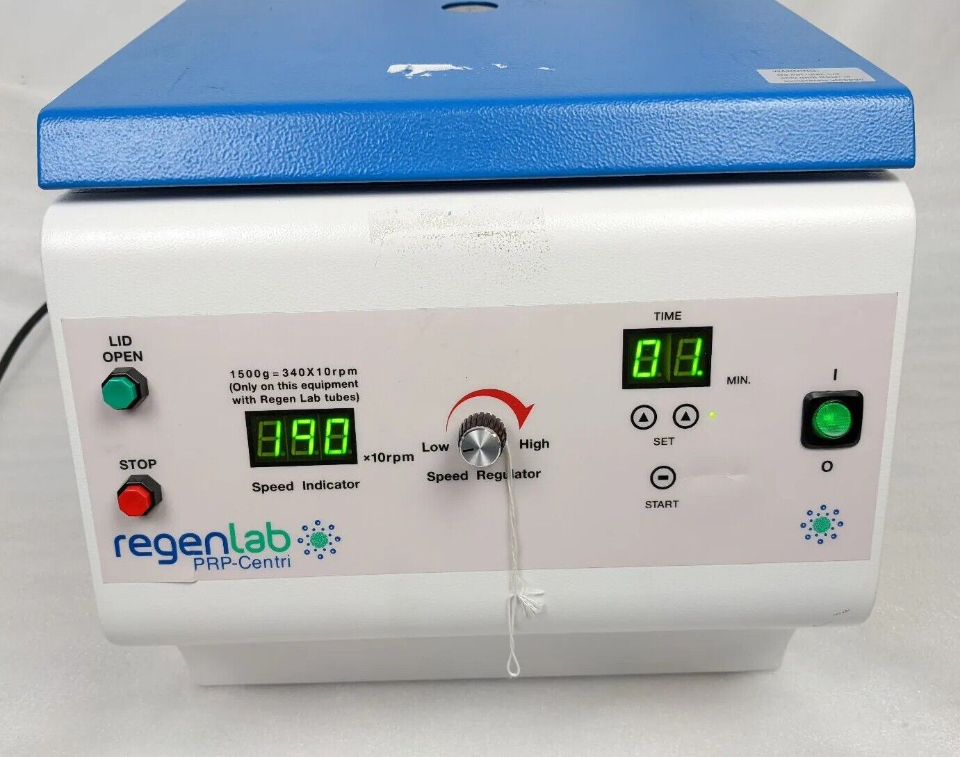 RegenLab PRP-Centri CH-1052 Centrifuge