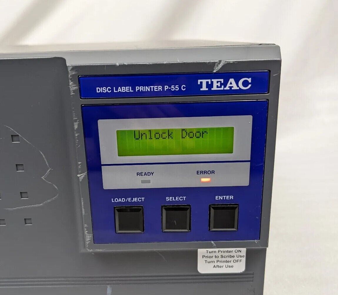 TEAC P-55 CD DVD Color Label Thermal Printer | Part No. 19610200-90