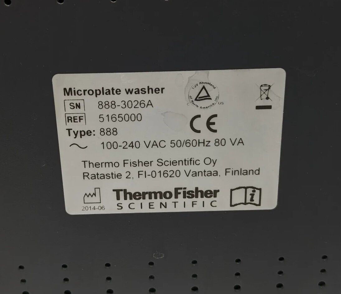 Thermo Scientific Versa Wellwash Microplate Washer Type: 888 5165010