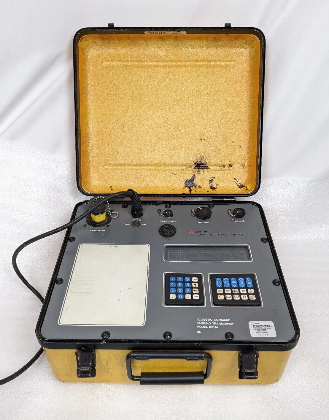 EG&G 8011A Acoustic Command Ranging Transceiver