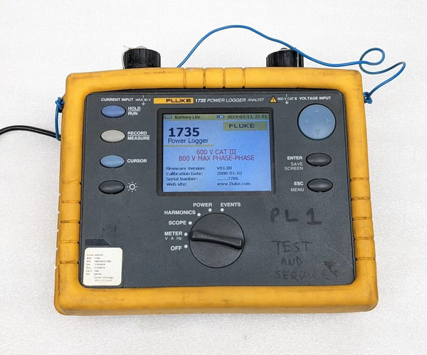 Fluke 1735 Three Phase Power Logger Analyst