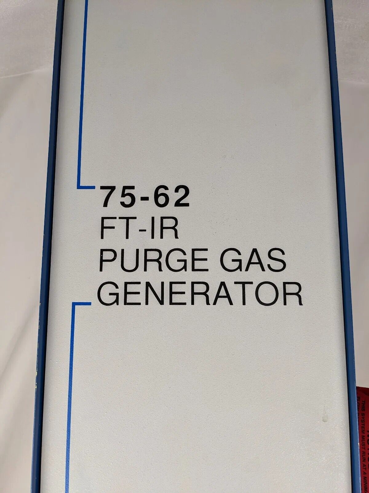 Parker Balston Whatman 75-62 FT-IR Purge Gas Generator