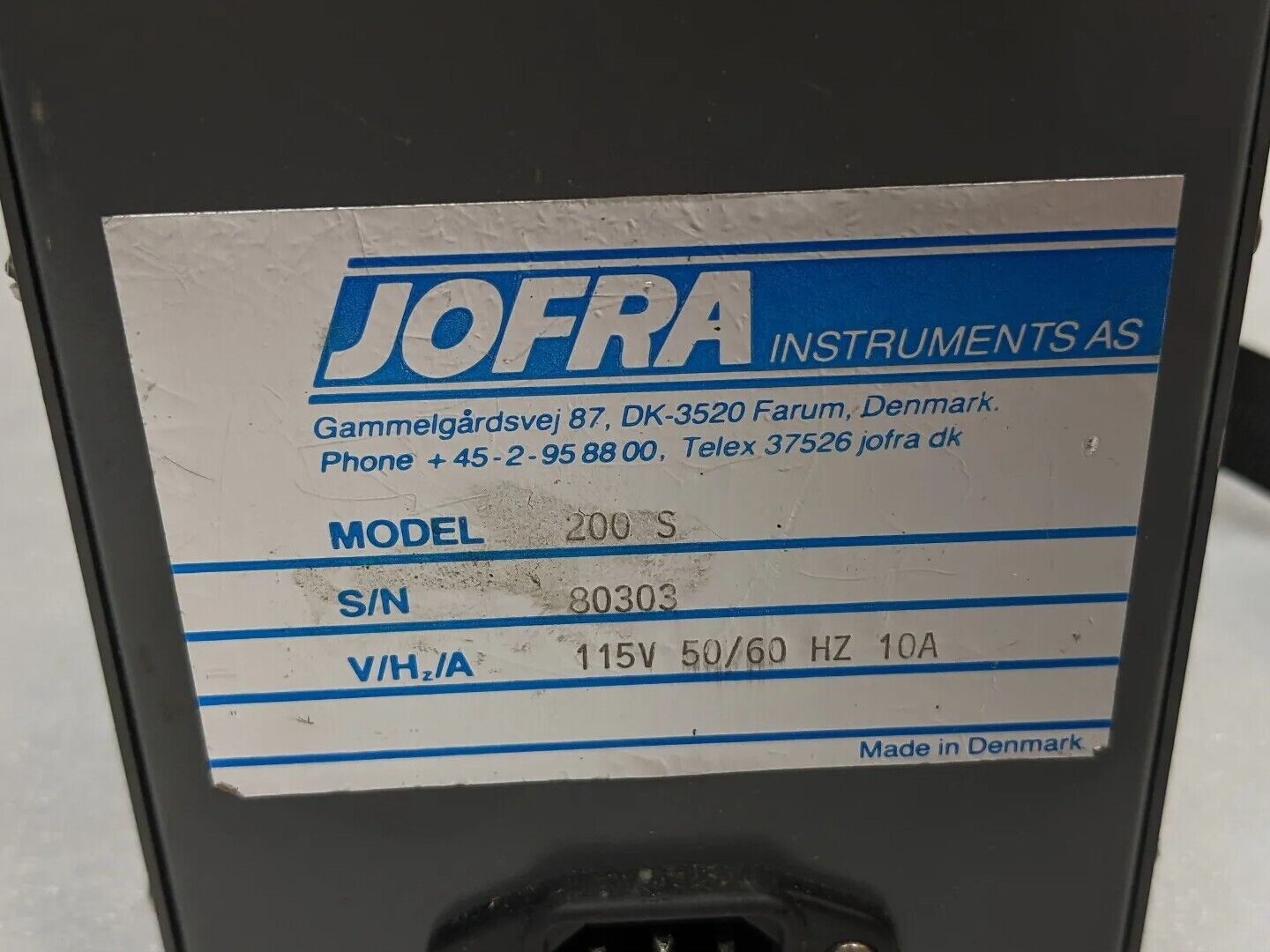 Jofra EVJ-200 S Temperature Calibrator | Max 200C / 392F | w/ Probe, Case, More