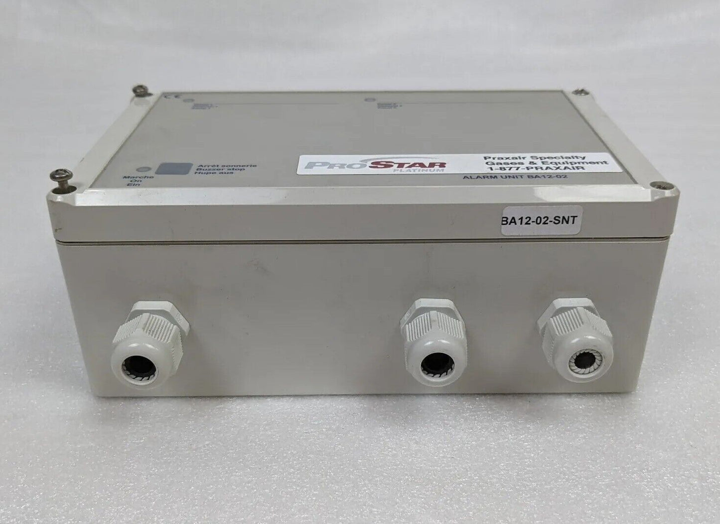 ProStar Platinum BA12-02 Alarm Unit Gas Monitoring Device