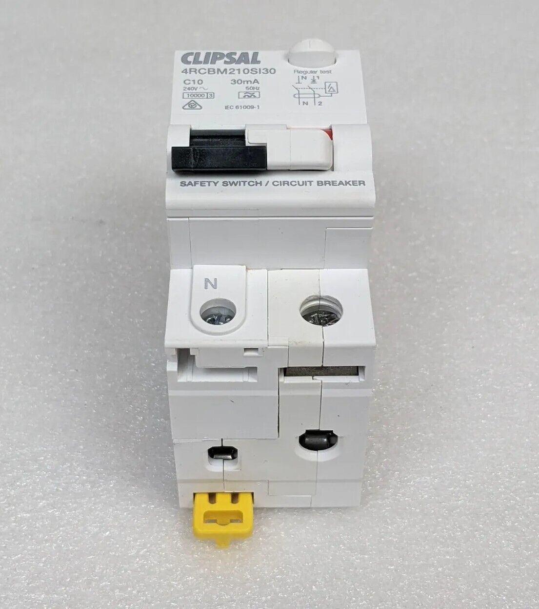 Clipsal 4RCBM210SI30 RCD/MCB 2 Module 2 Pole 10A 30ma 10ka C-curve S