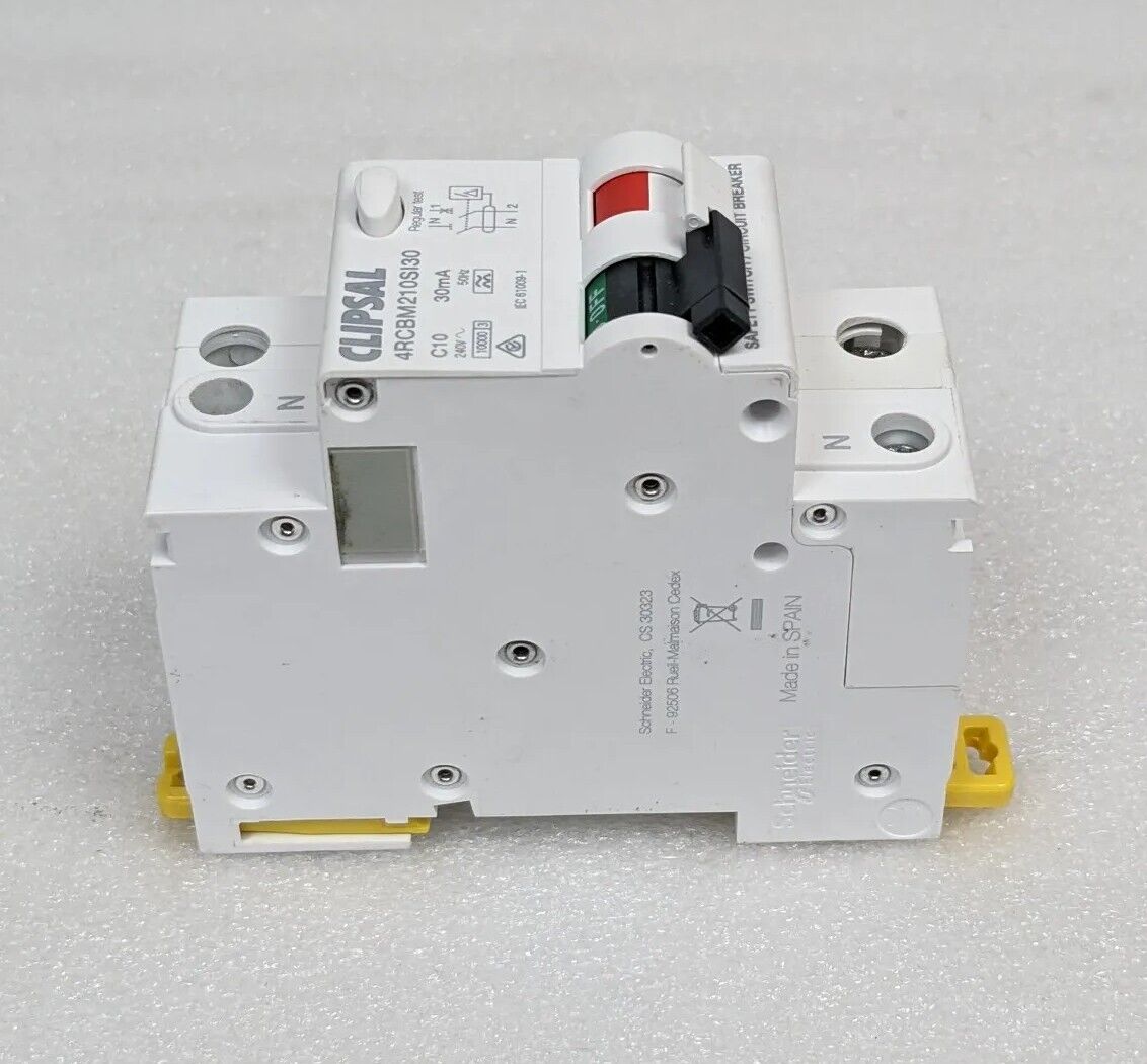 Clipsal 4RCBM210SI30 RCD/MCB 2 Module 2 Pole 10A 30ma 10ka C-curve S