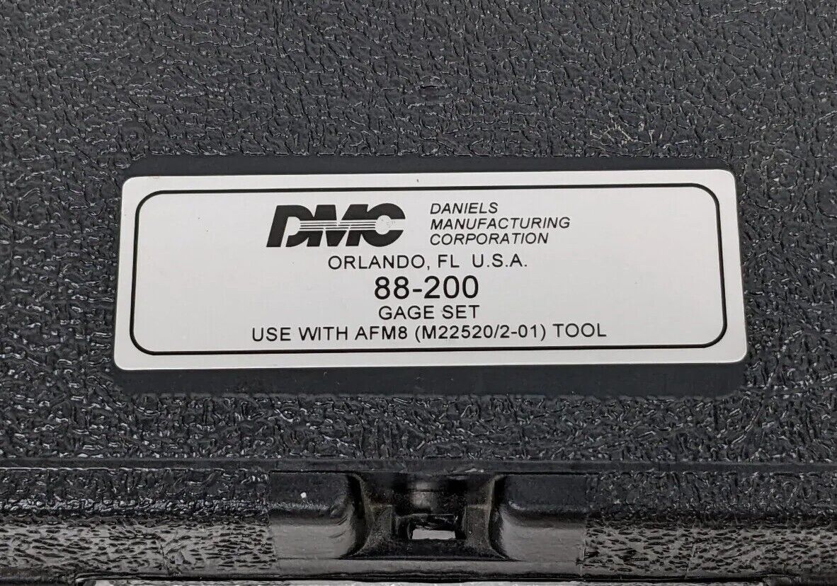 DMC 88-200-DP Gage Set for AF8 | M22520/2-01