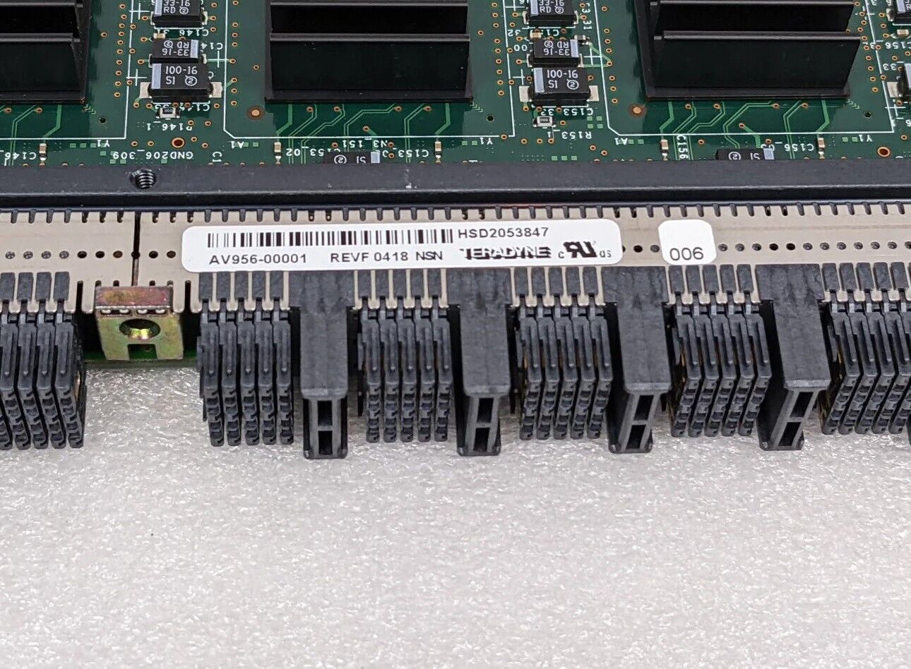 Teradyne AV956-00001 Rev. F Circuit Board