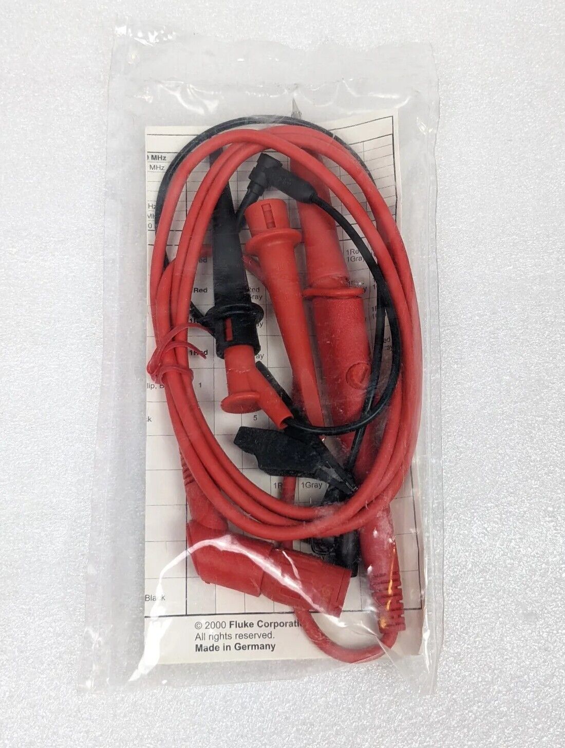 Fluke VPS200-R 10:1 Voltage Probe Set Red | 200MHz