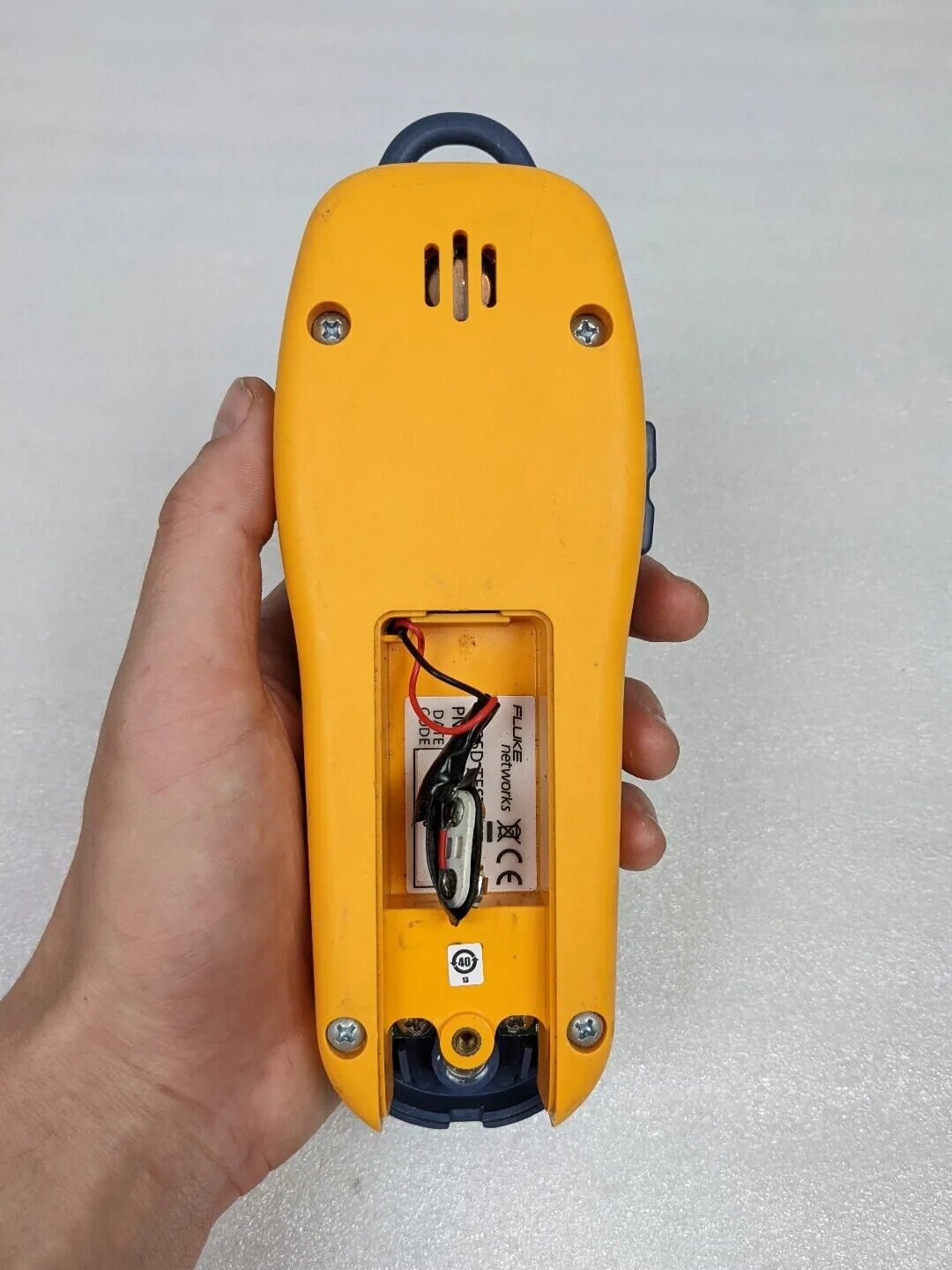 Fluke Networks TS25D Telephone Test Butt Set - Missing Battery Cover, No Leads | For Parts/Repair