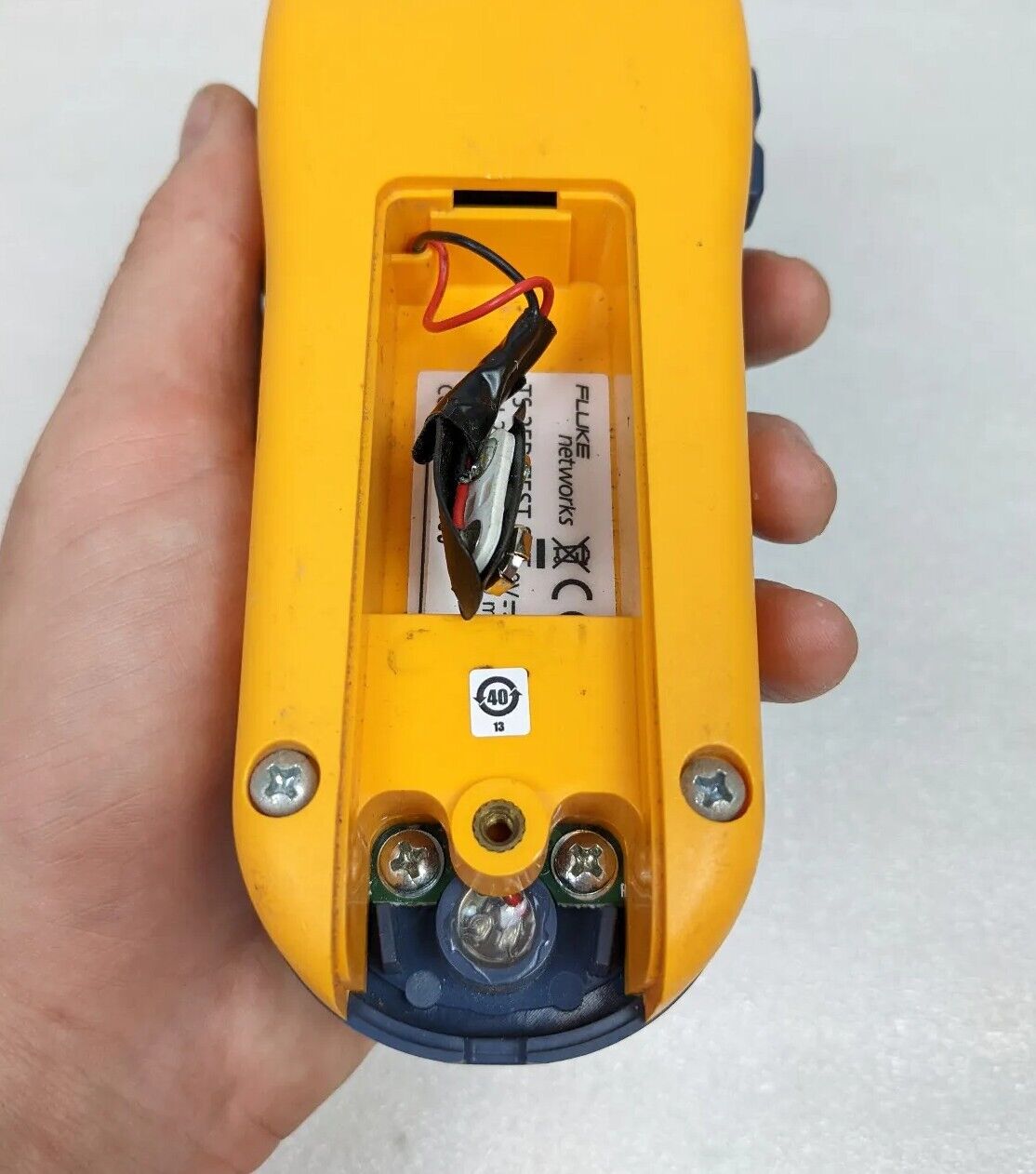 Fluke Networks TS25D Telephone Test Butt Set - Missing Battery Cover, No Leads | For Parts/Repair