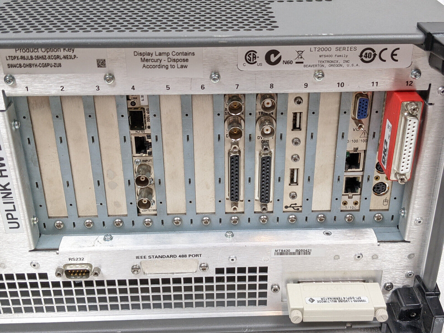 Tektronix MTS-430 MPEG Test System | LT200 Series | For Parts/Repair