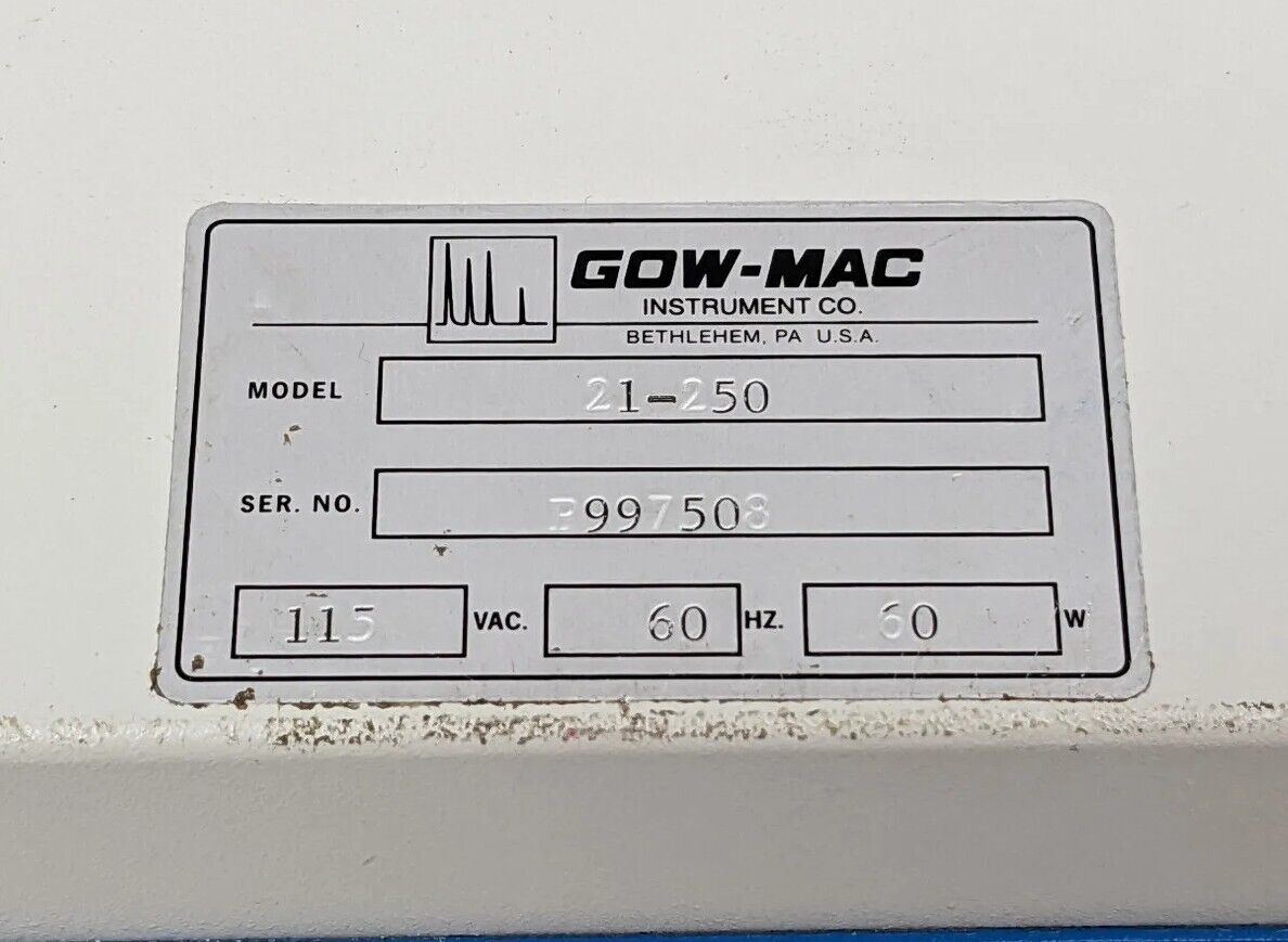 Gow Mac 21-250 Gas Leak Detector