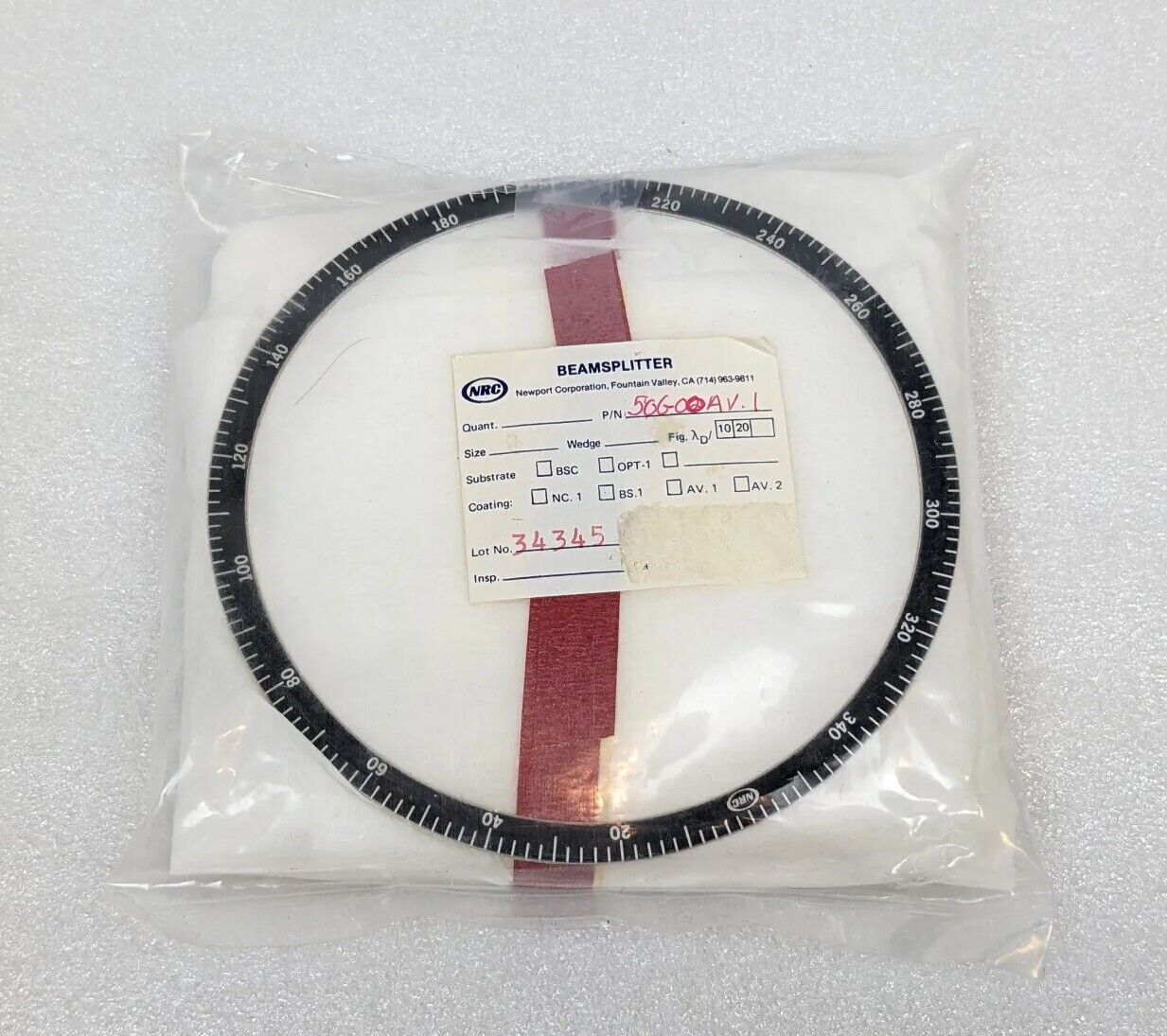 Newport 50G00AV.1 Circular VAR Atten/BS 2 waves 5 Inch Diameter