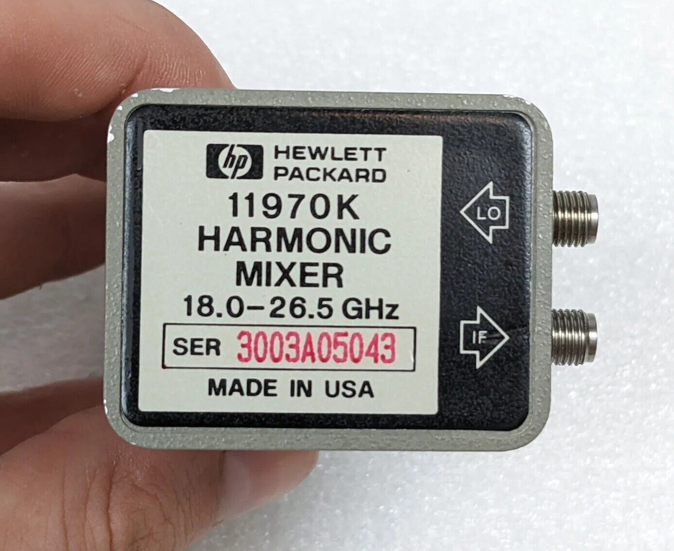 HP Agilent 11970K 18GHz-26.5GHz Harmonic Mixer