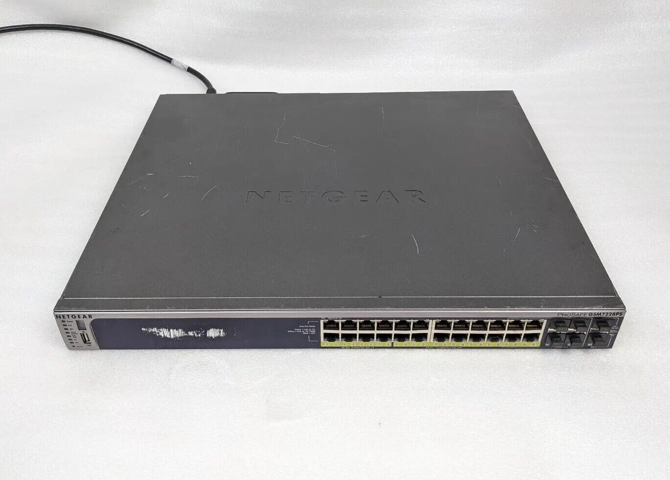 NetGear ProSafe GSM7228PS 24-Port Gigabit POE Network Switch