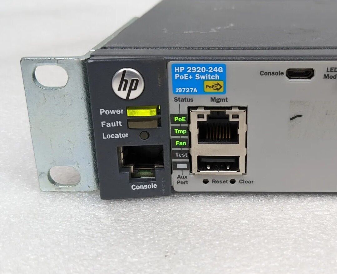 HP J9727A 2920-24G-POE+ 24-Port Managed Gb Ethernet Switch