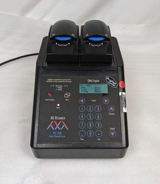 Bio-Rad MJ Research PTC-200 w/ Dual 48-Well Block 96 PCR Thermal Cycler