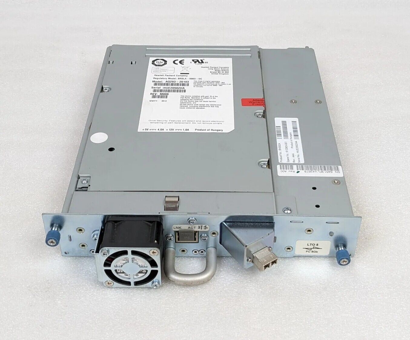 HP AQ293-20103 MSL LTO-5 Ultrium 3000 | BRSLA-0903-DC